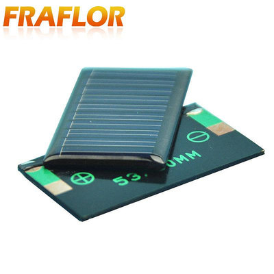 53*30mm 5V 30mA DIY玩具多晶太陽能電池片太陽能滴膠板光伏板