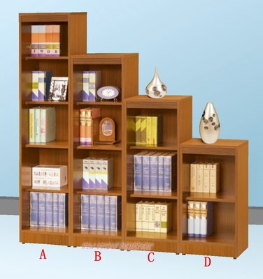 【N D Furniture】台南在地家具-經濟型開放型全木心板樟木色/胡桃色39cm*106書櫃(另有其他尺寸)BW