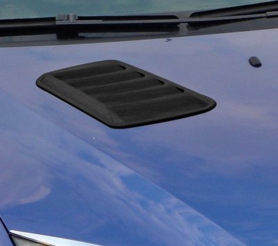 圓夢工廠 Ford 福特 Focus 2005~2008 改裝 質感黑 消光黑 引擎蓋 氣霸飾貼 通風網 裝飾貼