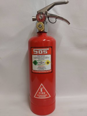 《消防材料行》 自動滅火器 手動/自動兩用 5型HFC-236高效能潔淨氣體滅火器(不污染)  永久免換藥(定製