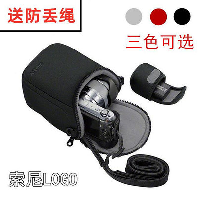 現貨 索尼ILCE-A6000 ZVE10 ZV-E10微單相機包16-50mm單肩包便攜保海綿套 耳機套