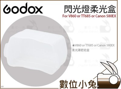 數位小兔【Godox 神牛 V8/T6-FD 閃光燈柔光盒】TT685 Canon 580EX 柔光罩 肥皂盒 V860