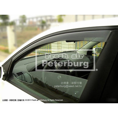 比德堡崁入式晴雨窗 【內崁式-標準款】 福斯VW Polo 2002-2009年專用 *原廠品質*