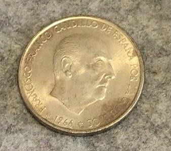 西班牙銀幣1966年10733