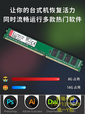 記憶體金士頓Kingston內存條DDR4 3200 2666臺式機電腦內存條4G8G16G32G