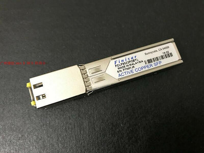 限時下殺Finisar FCLF8522P2BTL 1000BASE-T RJ45接口 1G模塊