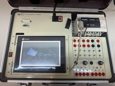 Mitsubishi FX3G-40M PLC 可程式控制器 &amp; Shihlin EC207-CT00 人機介面