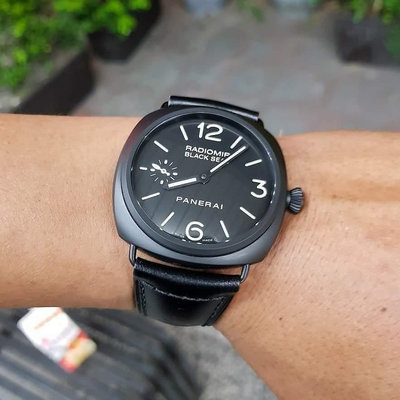 【個人藏錶】 PANERAI 沛納海 PAM292 陶瓷錶殼 手上鍊機芯 小秒針 45mm 2010全套 台南二手錶