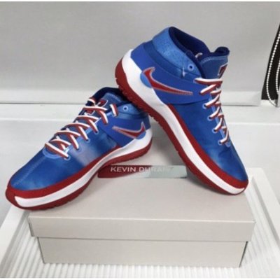 【正品】NIKE KD13 EP XDR 耐磨底 籃球鞋 藍紅配色 男款 DC0007-400