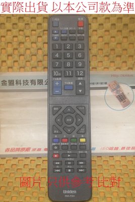 日本 Uniden 電視+機上盒 遙控器 [專案 客製品]
