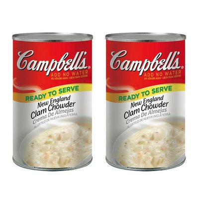 【Visual&amp;M】Campbell's 金寶 新英倫蛤蜊濃湯 1.41公斤2入 好市多代購 Costco