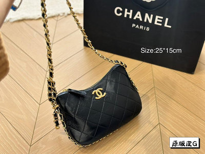 【二手包包】牛皮Chanel新品牛皮質地時裝休閑 不挑衣服尺寸2515cmNO147648