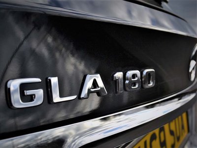 圓夢工廠 Benz 賓士 GLA X156 GLA180 GLA200 2016~2019 後車箱字貼車標 鍍銀