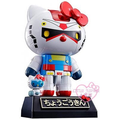 ♥小花花日本精品♥Hello Kitty超合金RX-78-2鋼彈機器人11704201