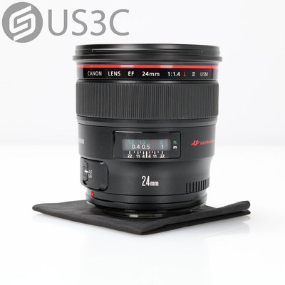 【US3C-桃園春日店】佳能 Canon EF 24mm F1.4 L II USM 超廣角鏡頭 環型超音波馬達  二手鏡頭