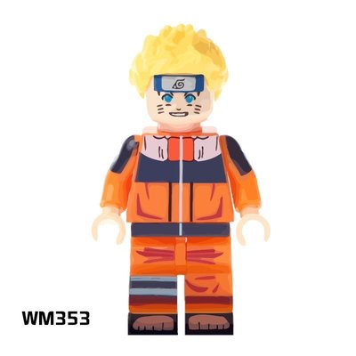 【積木班長】旋渦鳴人 火影忍者 木葉忍者 人偶 人仔  抽抽樂 WM353 袋裝/相容 樂高 LEGO 積木