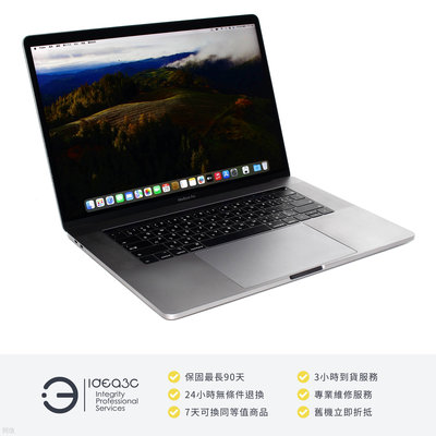 「點子3C」MacBook Pro TB版 15.4吋 i7 2.6G【店保3個月】16G 256G SSD A1990 6核心 2019款 太空灰 ZI969