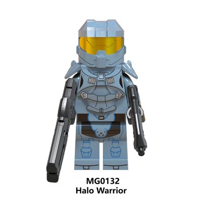 【積木班長】MG0132 HALO 菁英戰士 粉藍 最後一戰 電玩 槍戰 軍事 人偶 袋裝/相容 樂高 LEGO 積木