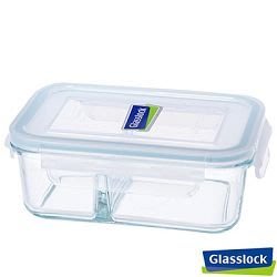 Glasslock 格拉氏洛克強化玻璃微波保鮮盒 - 分格系列1000ml 分隔款 特價325元
