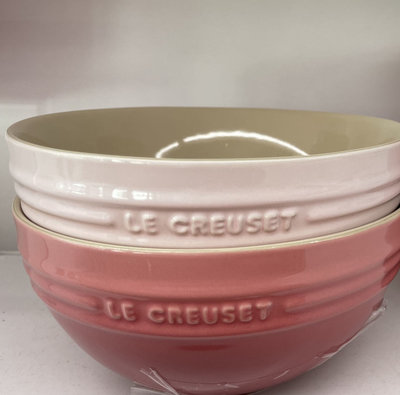 法國 Le Creuset 17cm 麵碗 海岸藍/薔薇粉/貝殼粉