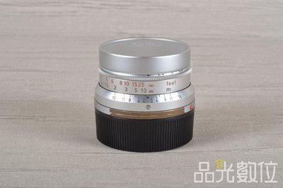 【品光數位】LEICA 徠卡 SUMMICRON-M 35mm F2 八枚玉 銀 德制 金邊眼鏡版 #GX0352A