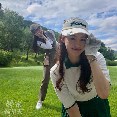 【高爾夫防晒】高爾夫帽子 防晒帽子 韓國MB高爾夫空頂帽女士夏季新款GOLF無頂帽防晒帽子運動球帽