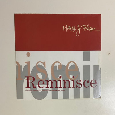 Mary J Blige – Reminisce 二手黑膠單曲