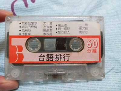 二手早期舊版-台語排行歌曲 錄音卡帶-宏星少女、成鳳、蔡秋鳳