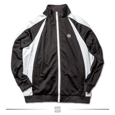 【QUEST】現貨 QUEST 80S SPORTJKT 黑色 線條 運動外套 休閒 黑白 舒適 透氣 立領 教練外套