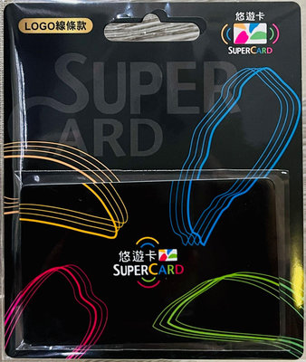 超級悠遊卡 彩色線條款 supercard