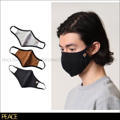 【PEACE】Carhartt_Cotton Face Mask 棉質 非醫療 口罩 布口罩 工裝