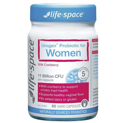 Life Space 益生菌女性專用60顆澳洲Life space UroGenl Shield For Women 60 Capsules