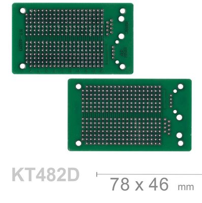 『聯騰．堃喬』KT-482D 78 x 46 mm 雙面 14 x 20 孔 FRP  PCB板 萬用電路板
