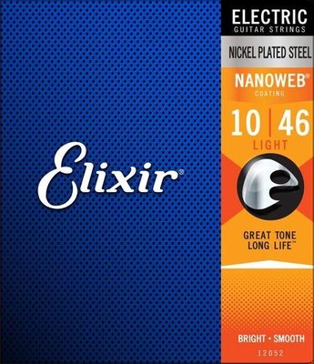 [ 反拍樂器 ] Elixir 12052 電吉他弦 10~46 NANOWEB