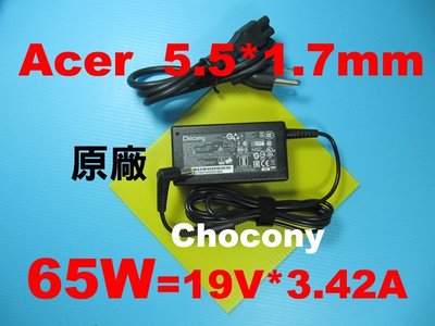 充電器 Acer 原廠 19V 3.42A 變壓器 65W 宏碁 A11-065N1A Aspire 2026 5052