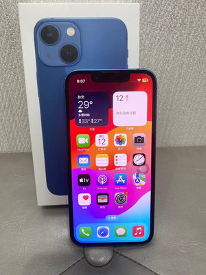 【柏格納】iPhone 13 MINI 128G 5.4吋 藍#二手機#大里中興店JFFR9