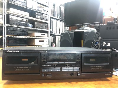Pioneer CT-W205R 雙卡 卡式錄音播放機 錄音帶 錄音卡座 CrO2 金屬帶
