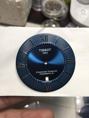 天梭手表配件男款杜魯爾系列T099藍色表盤