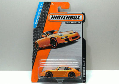 絕版 全新 MATCHBOX 火柴盒 PORSCHE 911 GT3 保時捷 跑車 超跑 小汽車