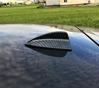圓夢工廠 Ford 福特 Focus Fiesta Mondeo 車頂 鯊魚鰭 飾貼 鍍鉻銀 碳纖紋