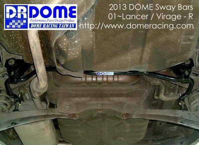 『通信販售』D.R DOME RACING 01~ LANCER VIRAGE 後防傾桿 22mm MITSUBISHI