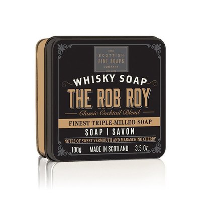 英國 Scottish Fine Soaps 威士忌系列 紳士沐浴皂（羅伯洛伊 Rob Roy / 黑盒）男 沐浴乳
