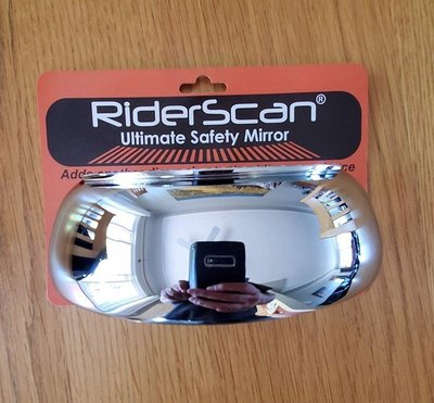 英國RIDERSCAN超廣角后視鏡摩托車全視角反光鏡盲區倒車鏡進口雲