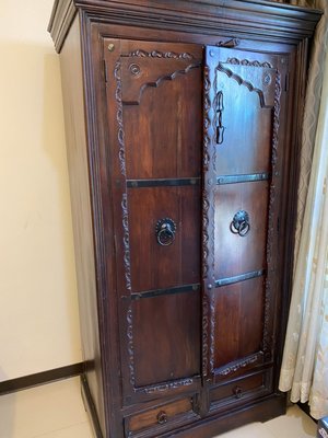 英式古典印度風原木衣櫃