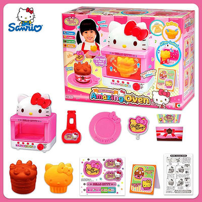 玩具 Hellokitty凱蒂貓神奇烤箱套裝女孩過家家仿真廚房玩具烘焙蛋糕店