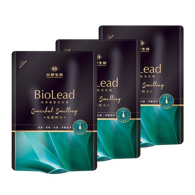 免運《台塑生醫》BioLead經典香氛洗衣精補充包 璀璨時光1.8kg(3包入)