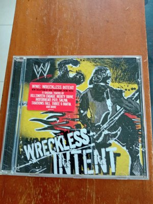 WWE : WRECKLESS INTENT 世界摔角聯盟 出場樂全紀錄 CD  附側標  保存優