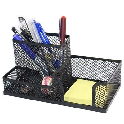 【天天百貨】多功能大容量筆筒收納盒辦公用品創意時尚可愛學生桌面擺件文具盒
