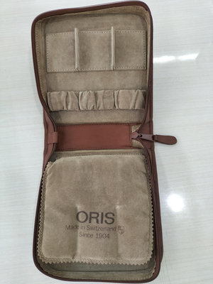 真品瑞士ORIS原廠6隻手錶攜帶收藏盒，尺寸17公分.17.5公分,未使用庫存新品