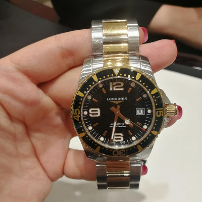 瑞士代購Longines浪琴手表康卡斯潛水男士全自動機械運動防水腕表